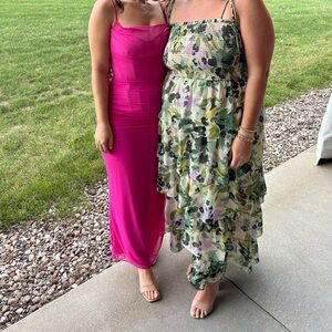 Socialite Floral Tiered Maxi Sundress size XL